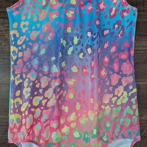 Rainbow Leopard Leotard